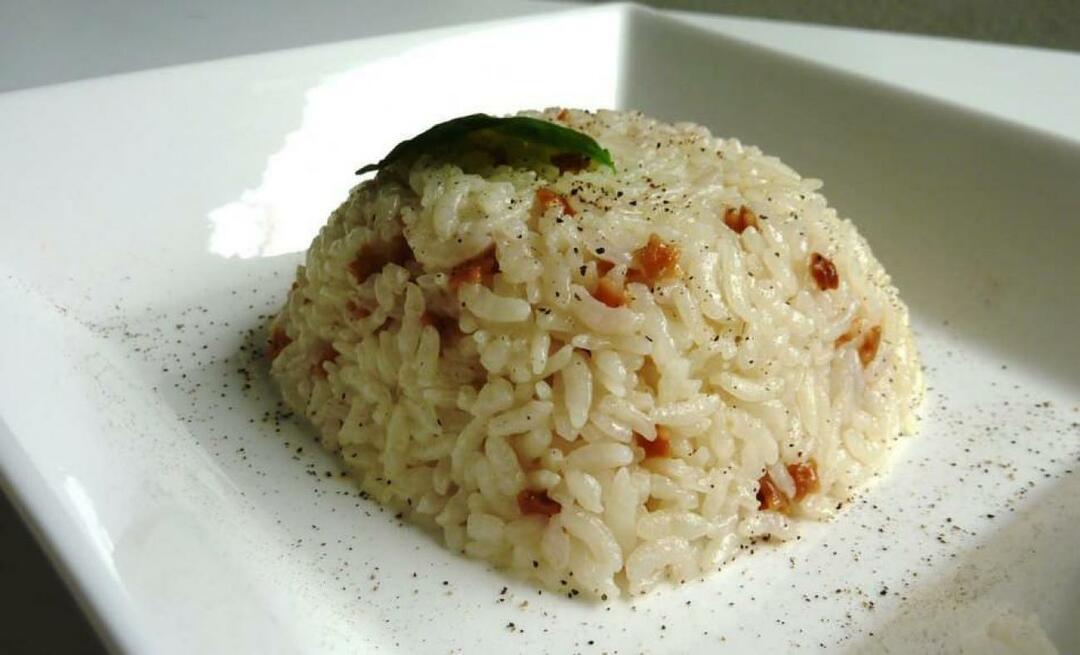 Jak udělat nejjednodušší máslový rýžový pilaf? Recept na máslovou rýži, která voní jako mňamka