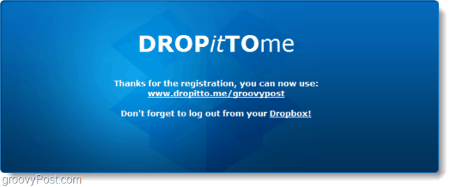 webová adresa pro sdílení dropboxu