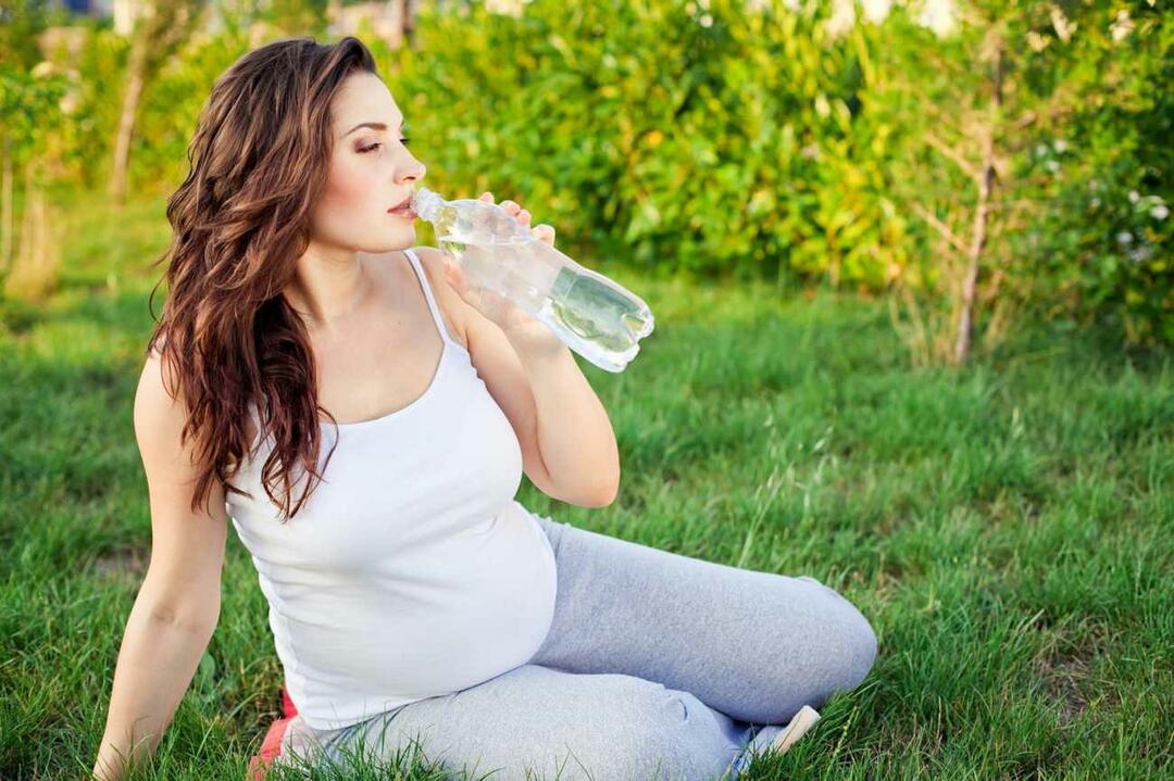 příjem tekutin během těhotenství