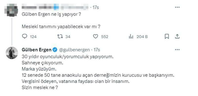 Odpověď Gülbena Ergena 