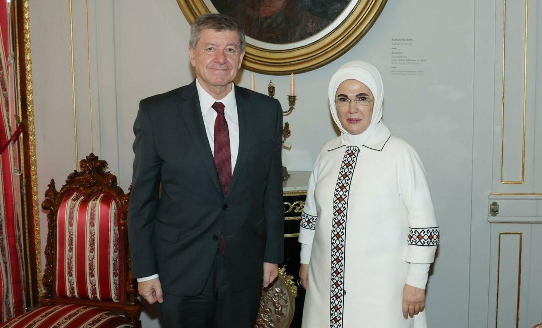 První dáma Erdoğan se setkala s náměstkem generálního tajemníka OSN!
