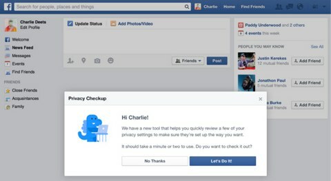 kontrola soukromí na facebooku