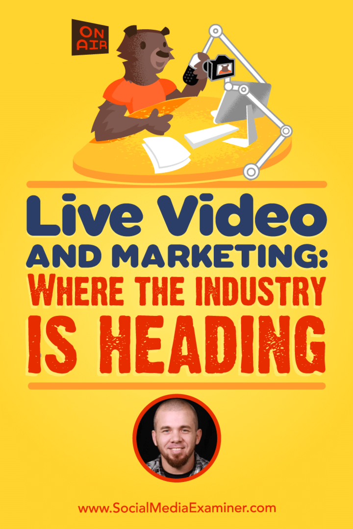 Živé video a marketing: Kam bude směřovat průmysl, kde najdete postřehy Briana Fanza v podcastu o marketingu sociálních médií.