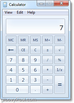 nová kalkulačka systému Windows 7