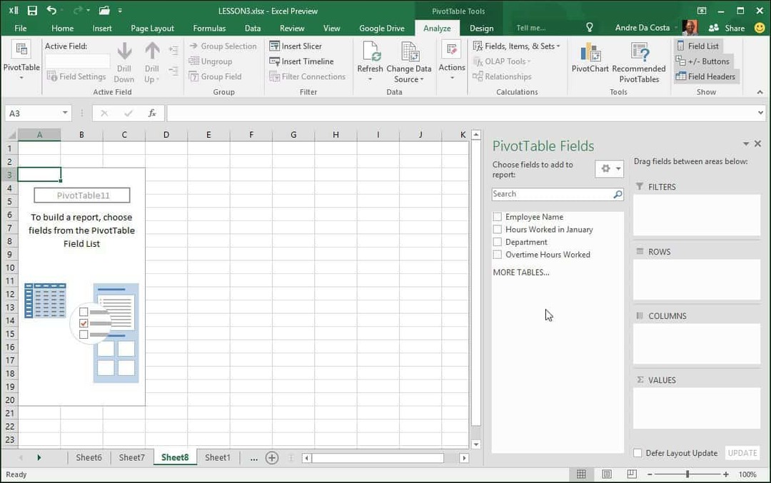 Jak vytvořit kontingenční tabulku v Microsft Excel