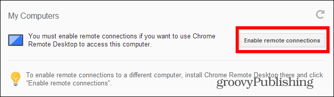 Začínáme s počítačem Chrome Remote Desktop