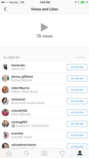 zobrazení videa instagram a lajky