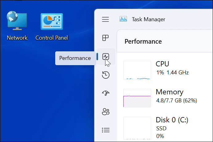 Zkontrolujte grafickou kartu v systému Windows 11