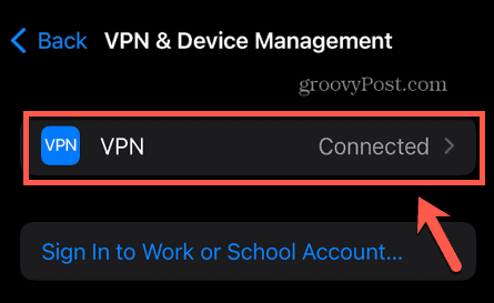 nastavení iphone vpn