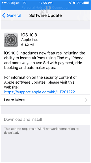 Apple iOS 10.3 - Měli byste upgradovat a co je zahrnuto?