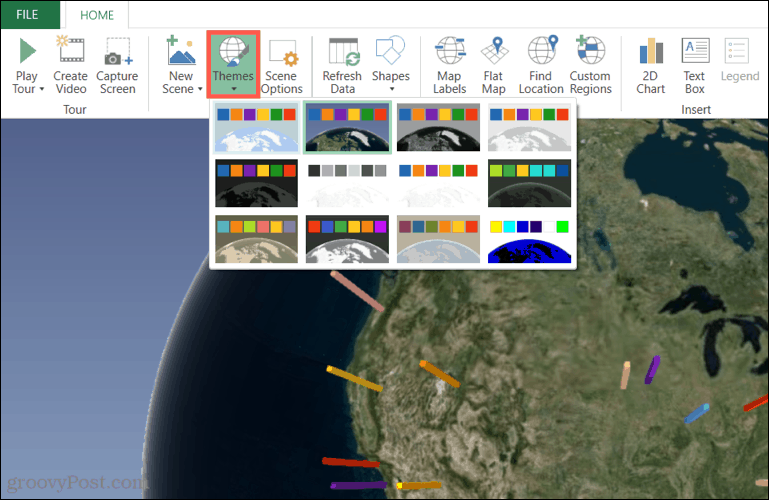 Témata 3D mapy