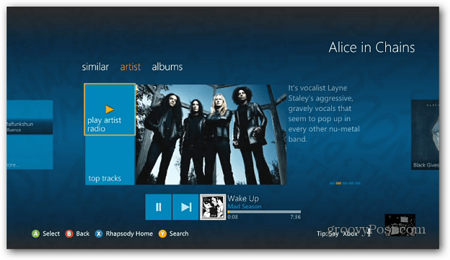 Xbox Live získává aplikaci Rhapsody Music pro konzoli 360