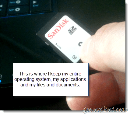  linux na flash kartě