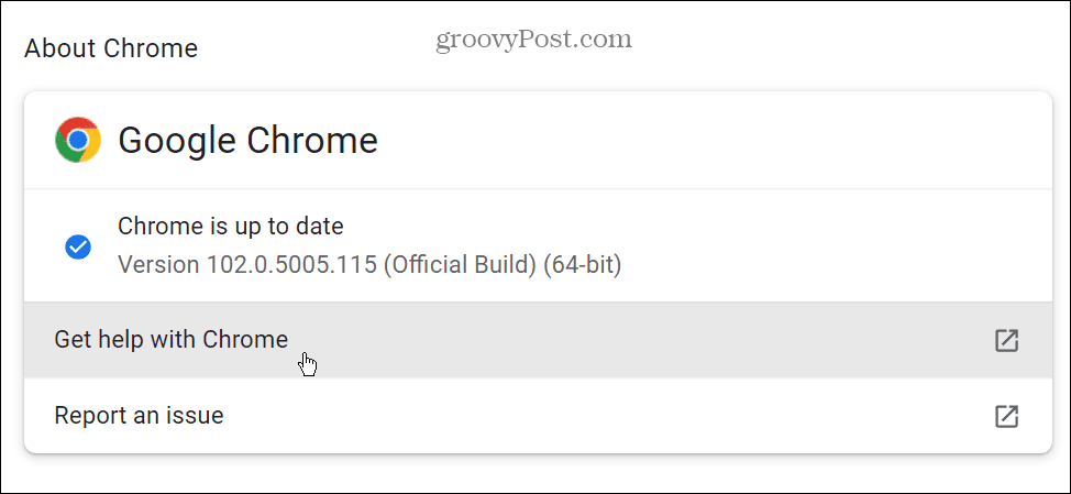 aktualizovat Chrome