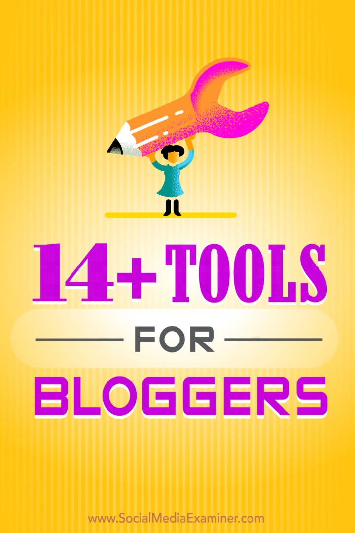 nástroje pro blogery