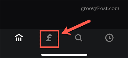 ikona platby v hotovosti aplikace