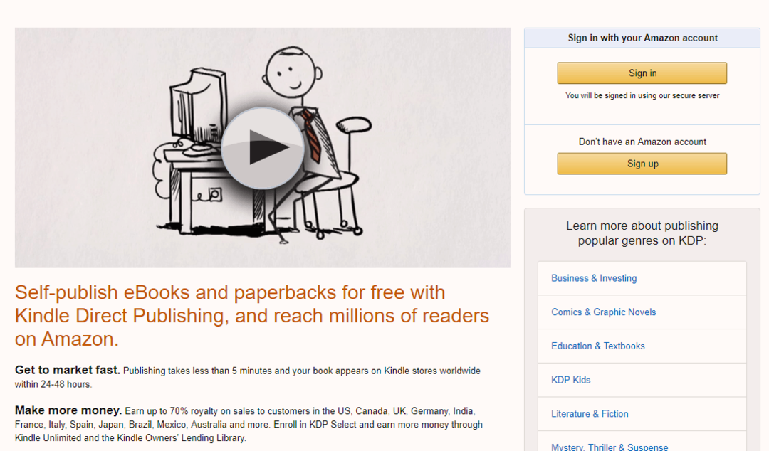 Průvodce pro začátečníky k Self-Publishing na Amazonu Kindle