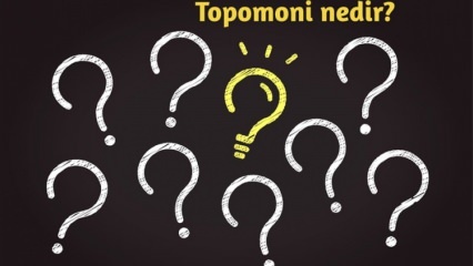 Co je topomony, co zkoumá? Jaké jsou výhody topomonické vědy? 