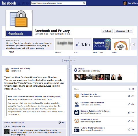 facebook a stránka ochrany osobních údajů