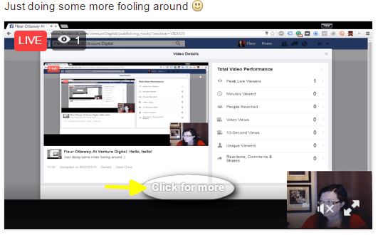 facebook live view komentáře na ploše