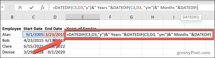 Excel datován roky a měsíci