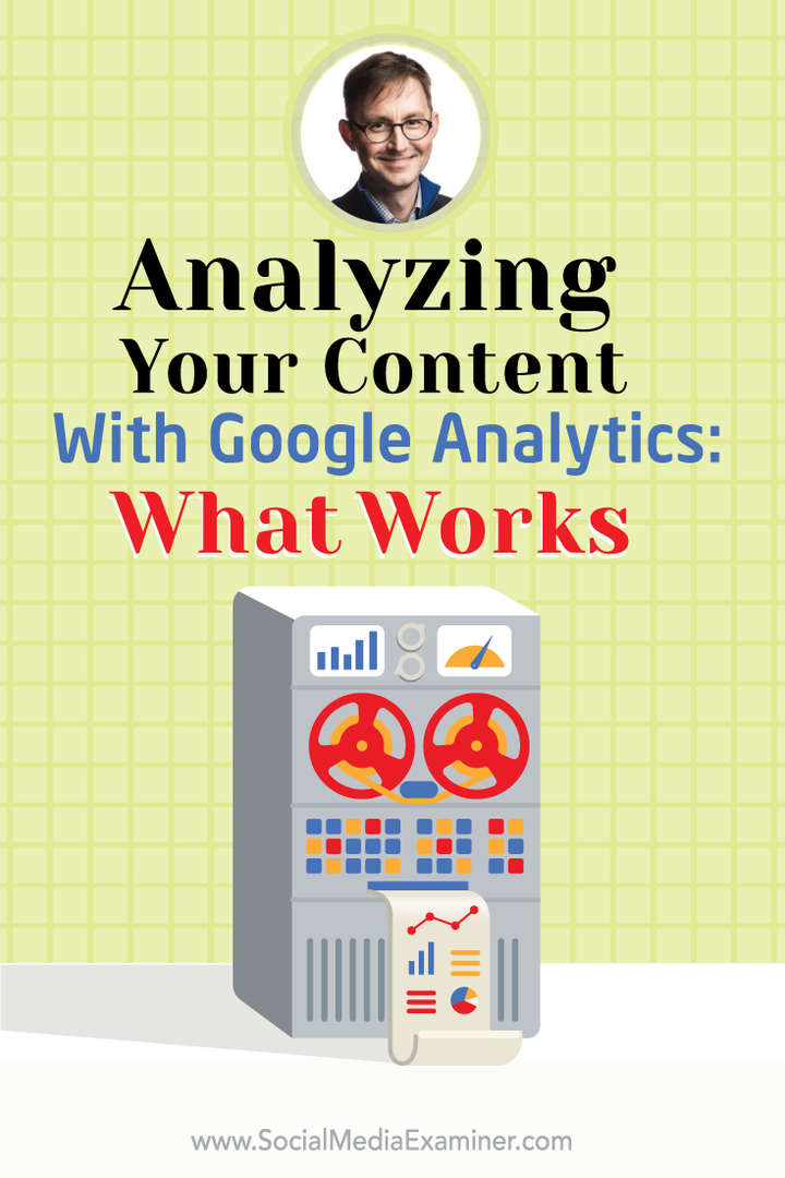 Analýza vašeho obsahu pomocí Google Analytics: Jak zjistit, co funguje: zkoušející sociálních médií