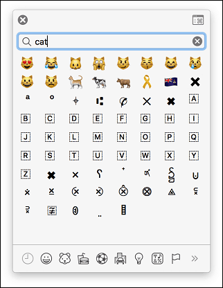 povolit emoji macos klávesnici