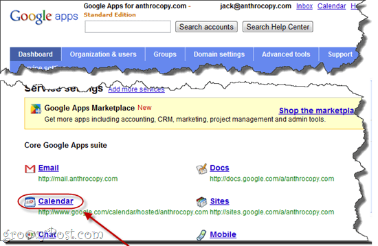 Odhalte adresu URL soukromé adresy URL Google Apps