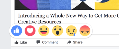 Reakce Facebooku ovlivňují vaše hodnocení obsahu o něco více než lajky.