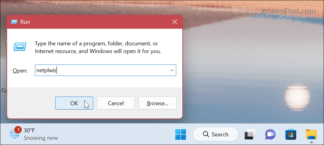 Odstraňte uživatelský účet v systému Windows 11
