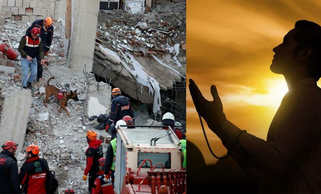 Jaké modlitby se modlí za ty, kdo jsou pod troskami zemětřesení?