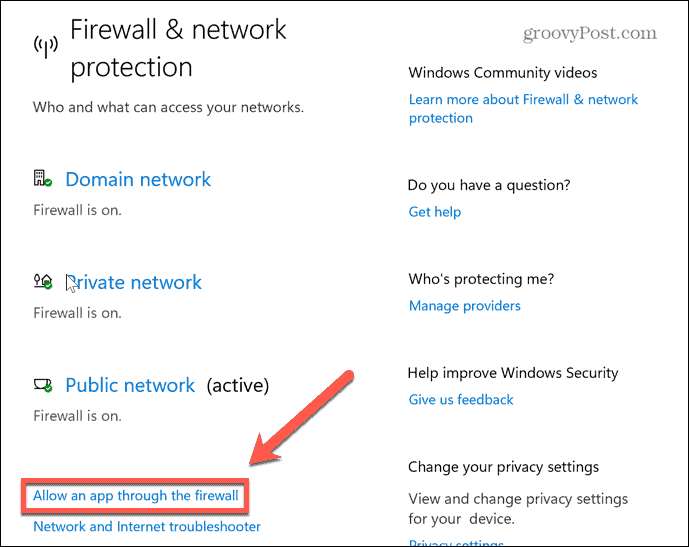 Windows 11 umožňují firewall aplikace