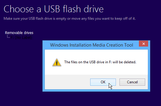 prázdný flash disk