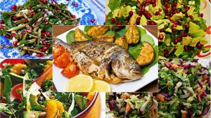 Nejjednodušší recepty na saláty, které se hodí k rybám! 5 receptů na salát, který nejlépe vyhovuje rybě