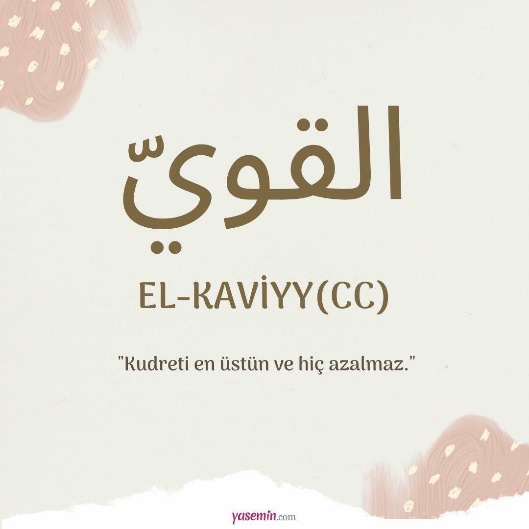 Co znamená al-Kaviyy (cc)?