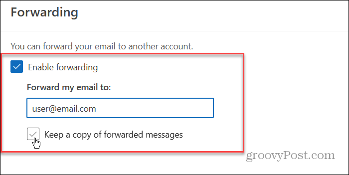 Automaticky přeposílat e-maily 