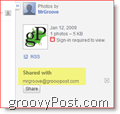 E-mail s pozvánkou Google Picasa:: groovyPost.com