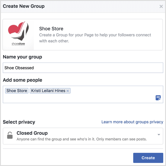 Facebook vytvoří skupinu se stránkou