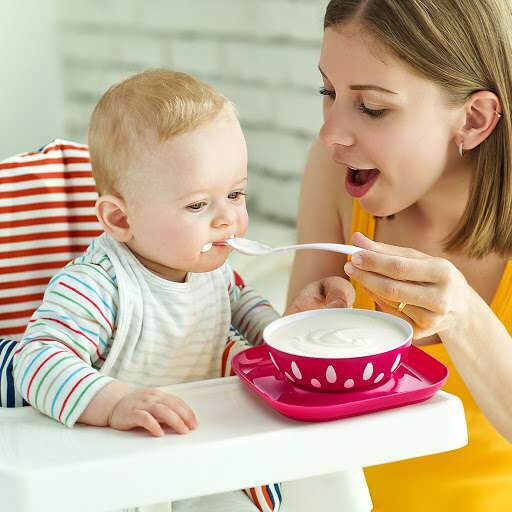 Potravinový recept na zvýšení tělesné hmotnosti kojenců