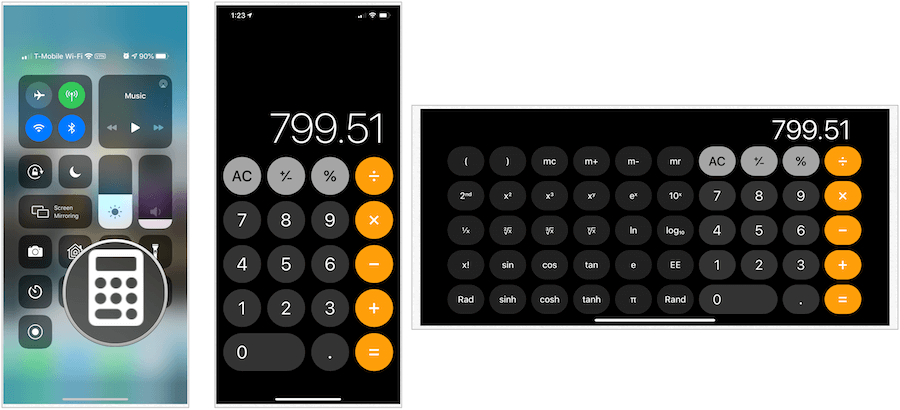 Kalkulačky pro iPhone