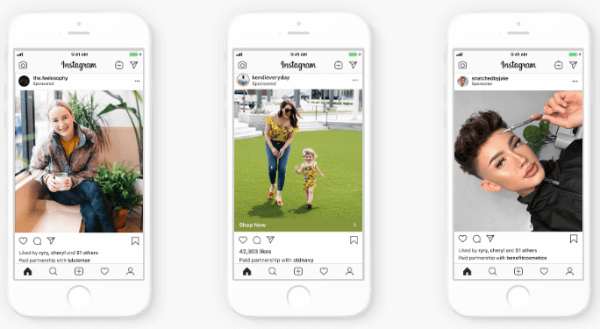 Reklamy se značkovým obsahem Instagram: Nová reklamní partnerství pro značky a ovlivňující subjekty: zkoušející sociálních médií