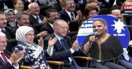 Zpěvačka Kibariye prezidentovi Erdoganovi a Emine Erdoganové: Obětujte vás Stvořiteli