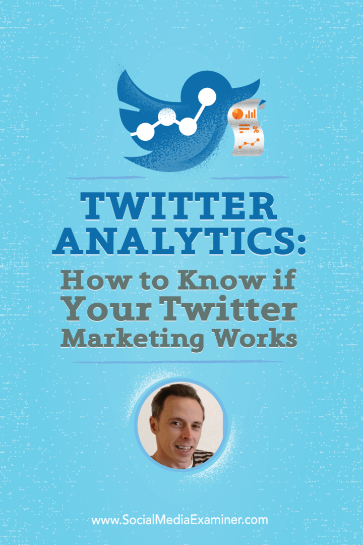 Twitter Analytics: Jak zjistit, zda váš Twitter Marketing funguje: zkoušející sociálních médií