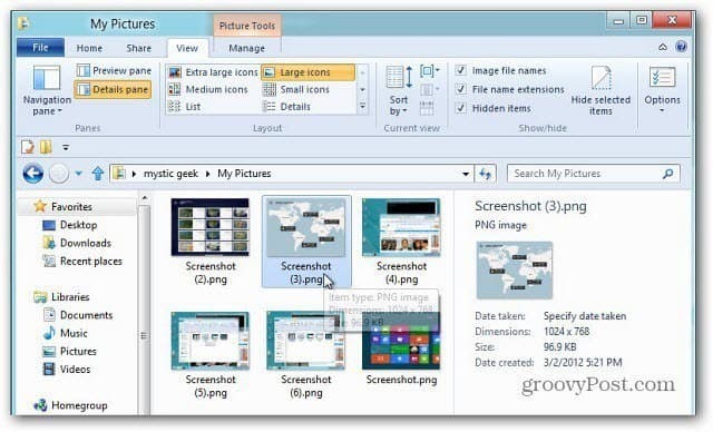 Jak pořídit snímek obrazovky v systému Windows 8