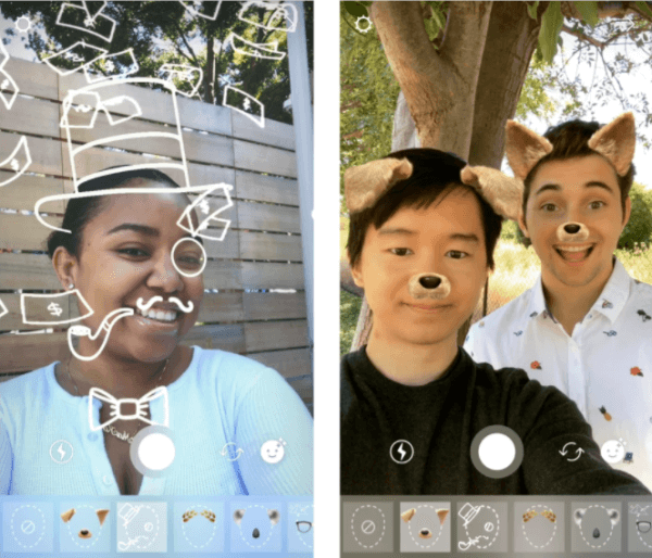 Fotoaparát Instagram zavedl dva nové obličejové filtry, které lze použít ve všech produktech Instagram pro fotografie a videa.