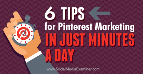 pinterest marketing během několika minut