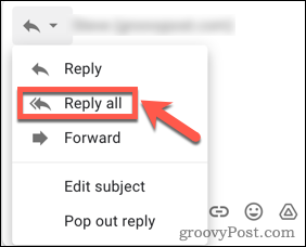 Odpovězte všem příjemcům Gmailu