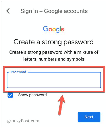 heslo k dětskému účtu gmail