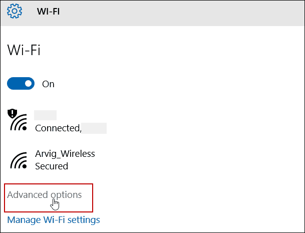 Pokročilá nastavení WiFi