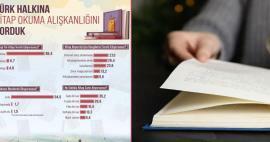 Byly zkoumány čtenářské návyky tureckých lidí! Většina tištěných knih se čte